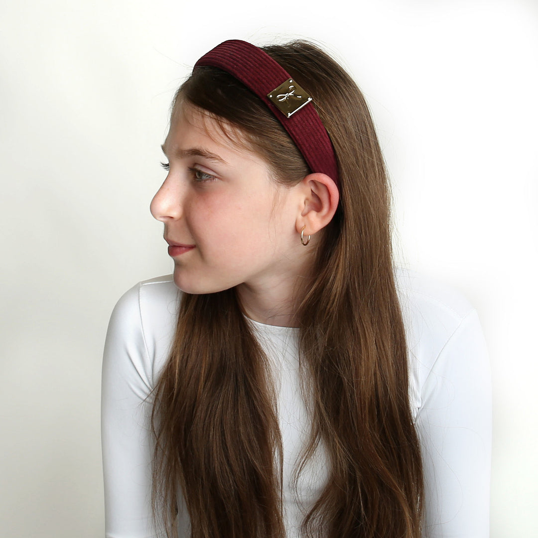 headband metal clamp bow