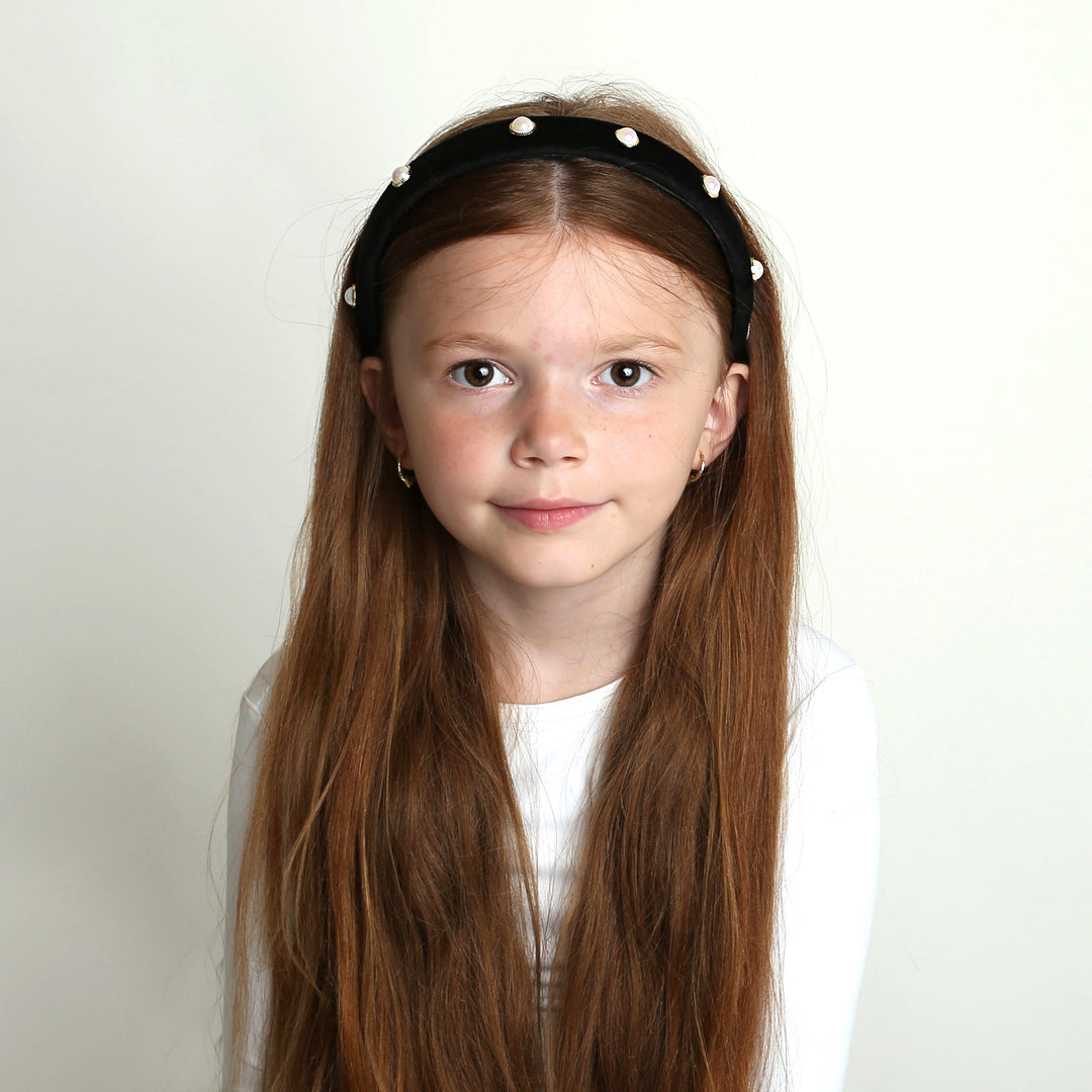 headband pearl rim