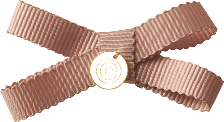 clip grosgrain x bow