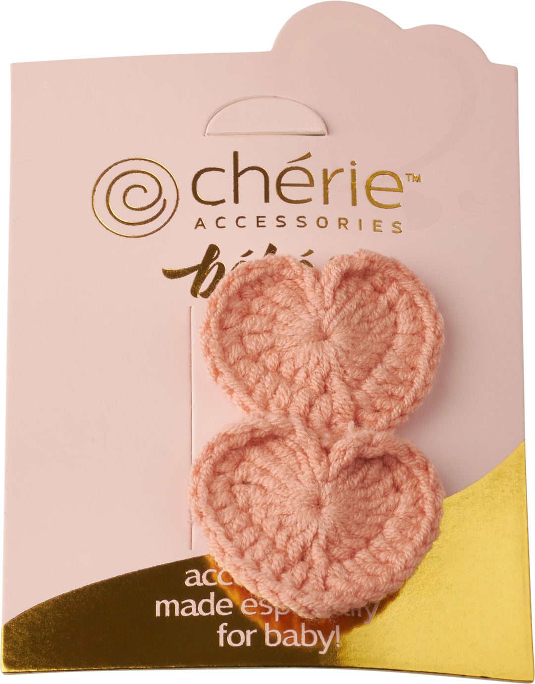 clip crochet heart set