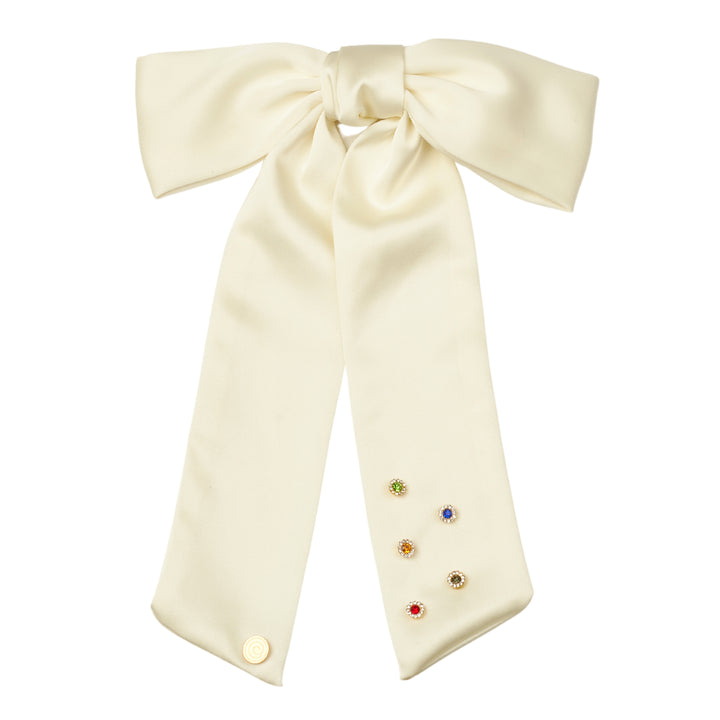 clip rhinestone flower silk