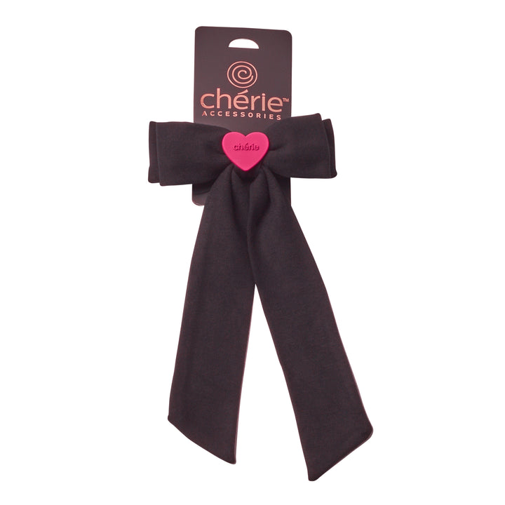 clip suede heart