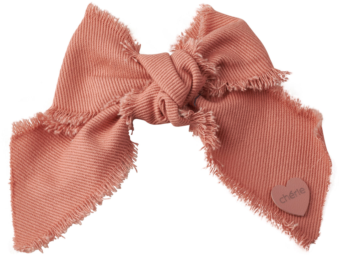 clip denim fringe heart