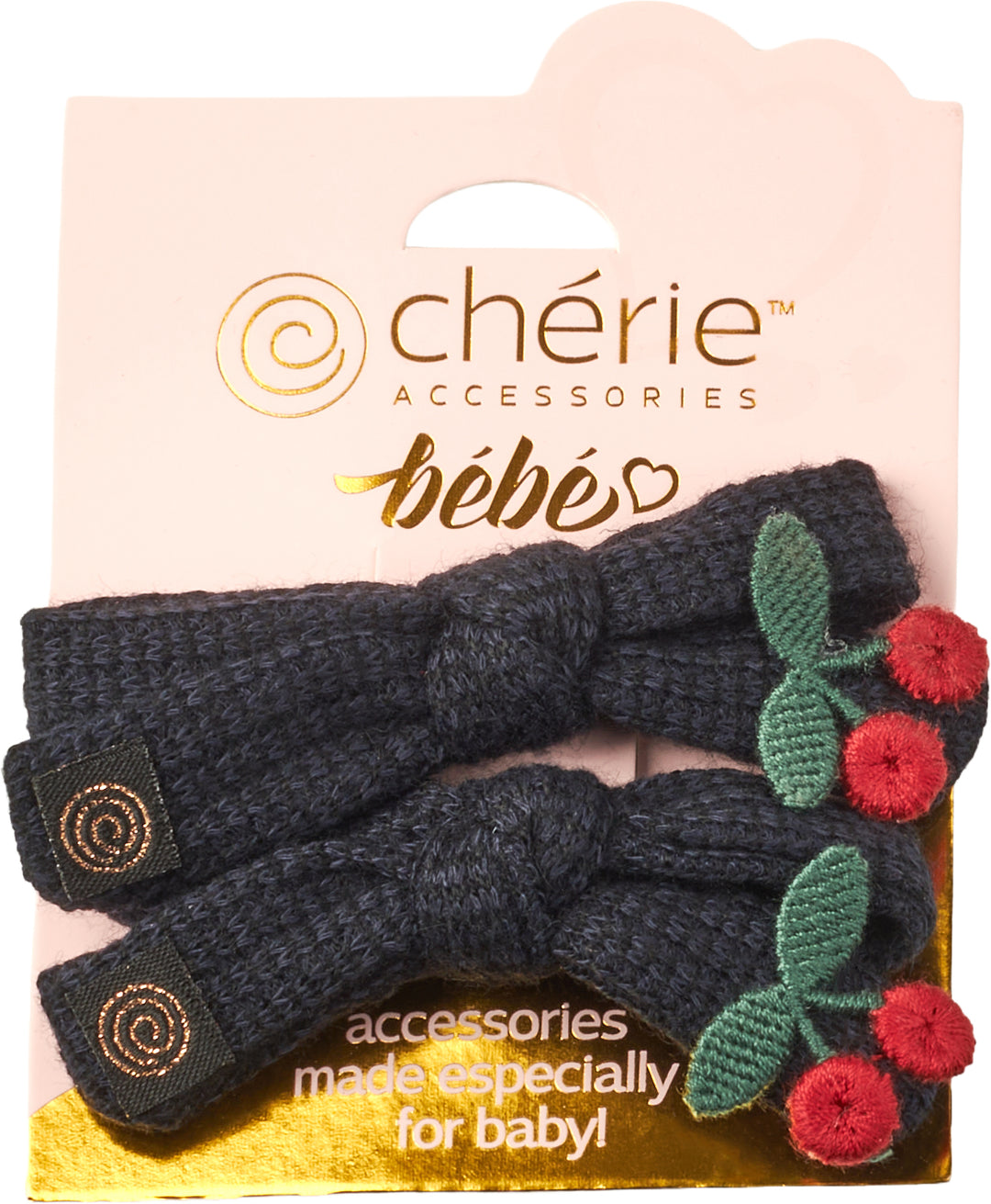 clip knit cherries pack of 2 set