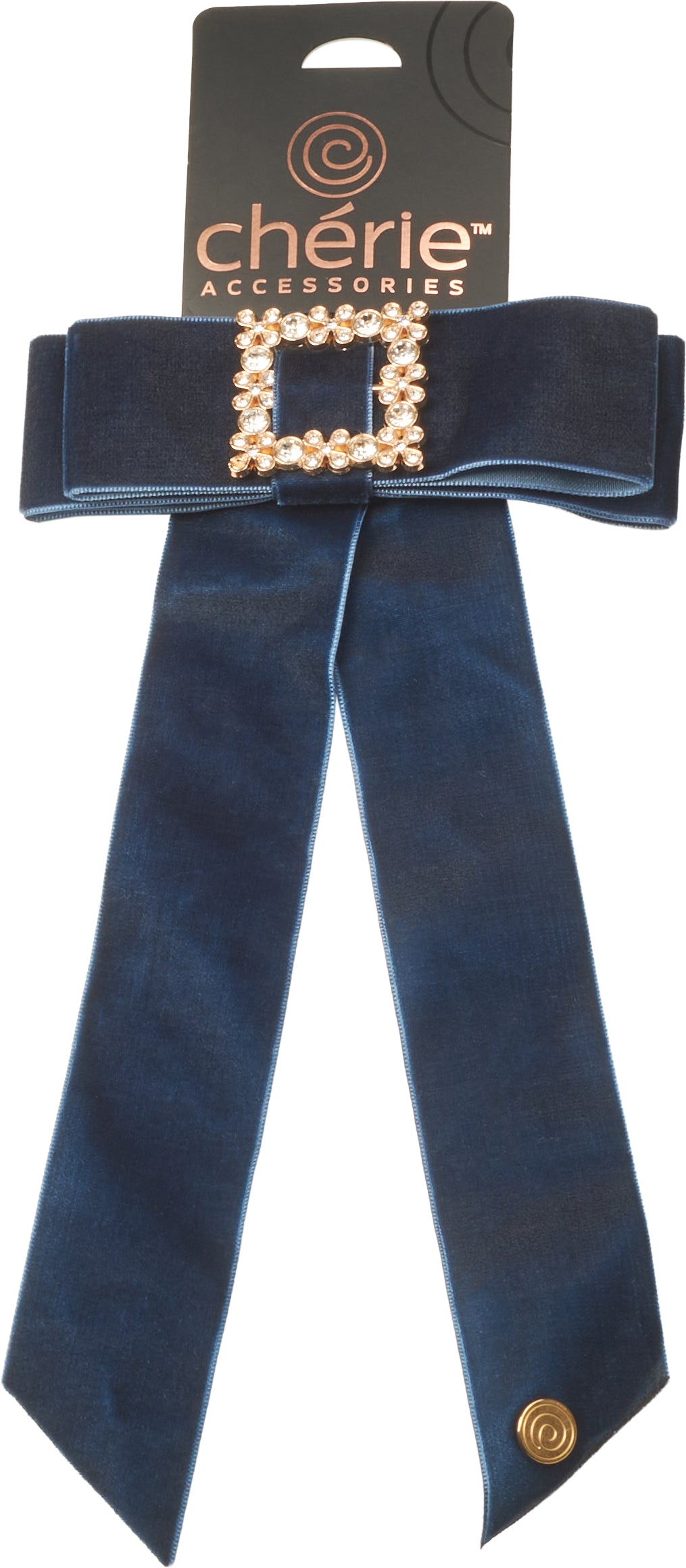 clip velvet buckle wide