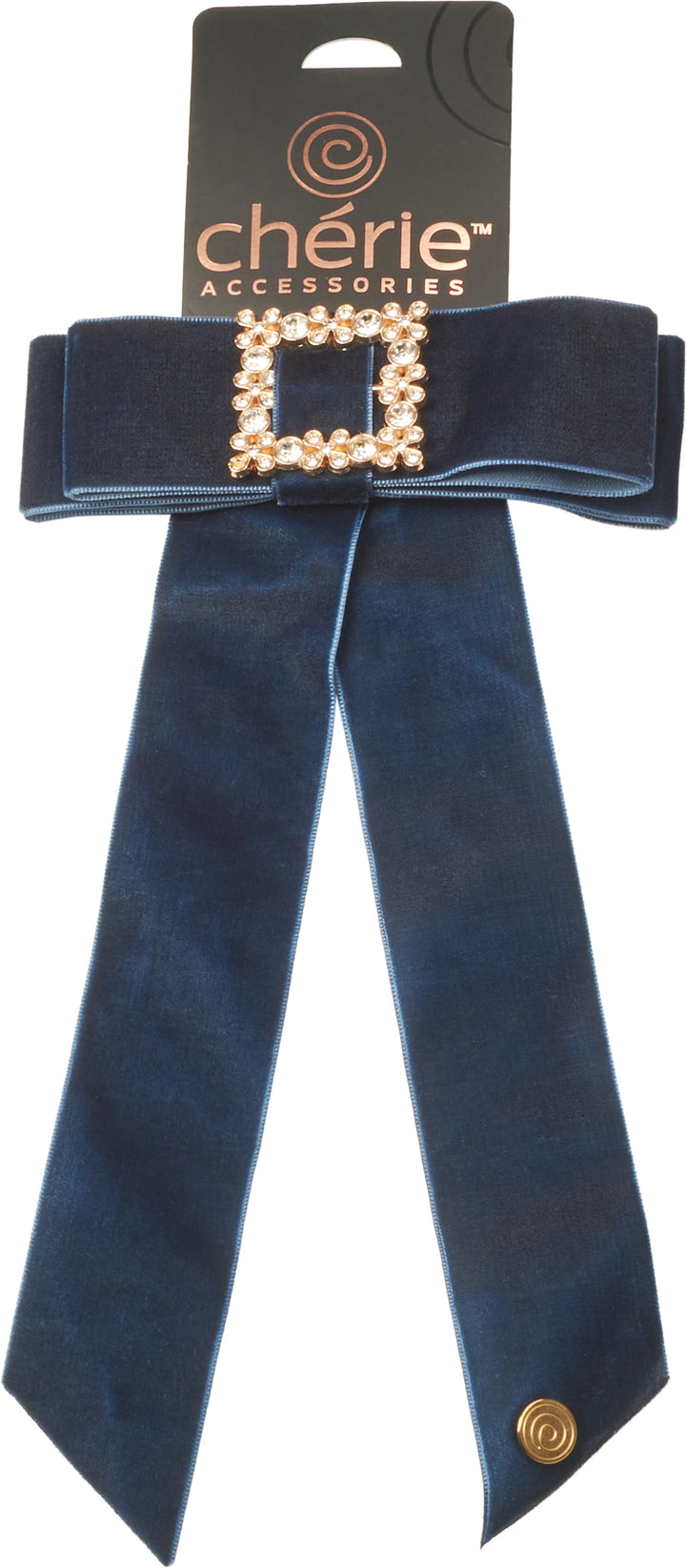 clip velvet buckle wide