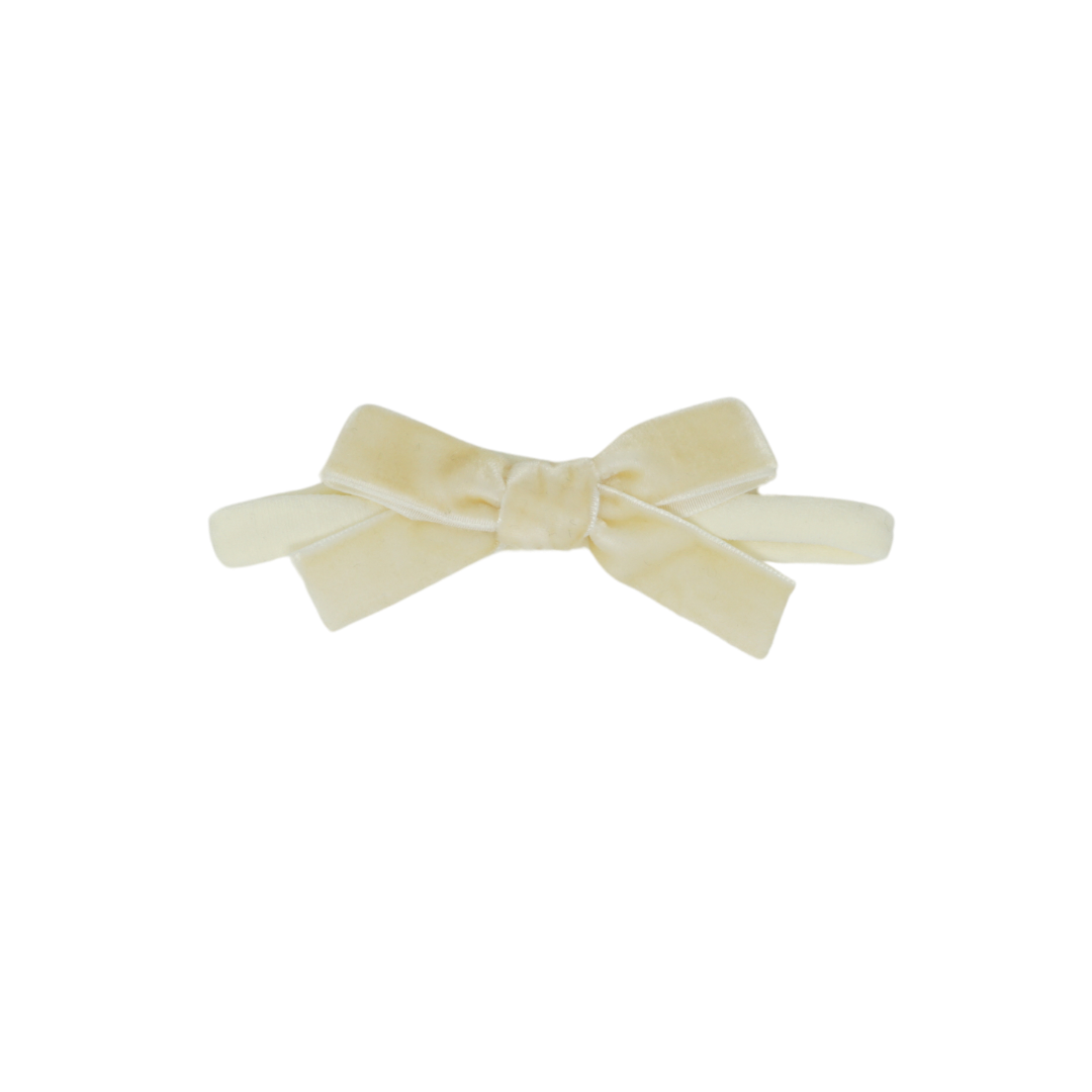 baby band nylon bow classic thin velvet