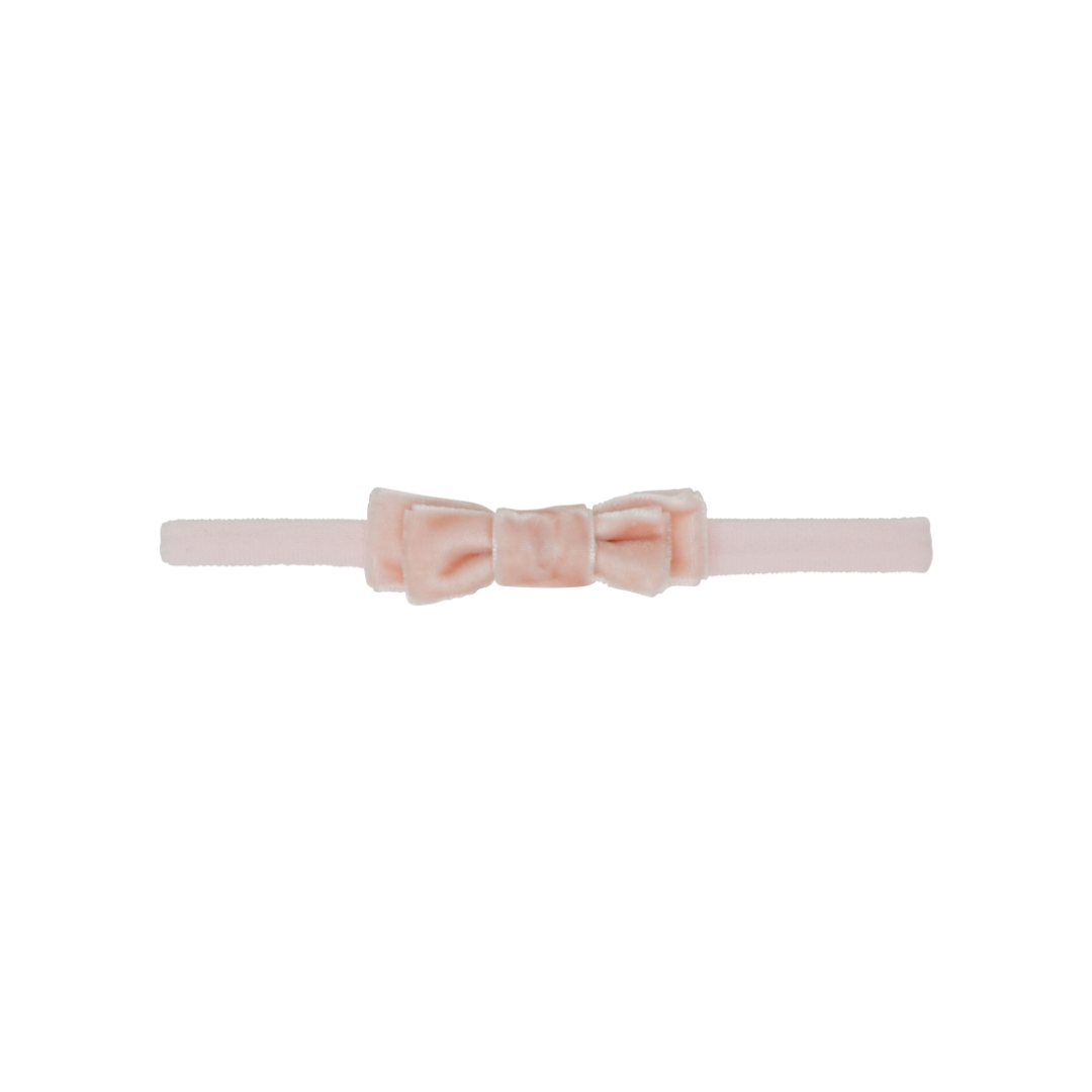 baby band nylon petite bow classic thin velvet