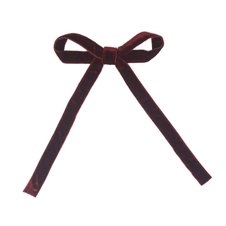 clip bow classic velvet