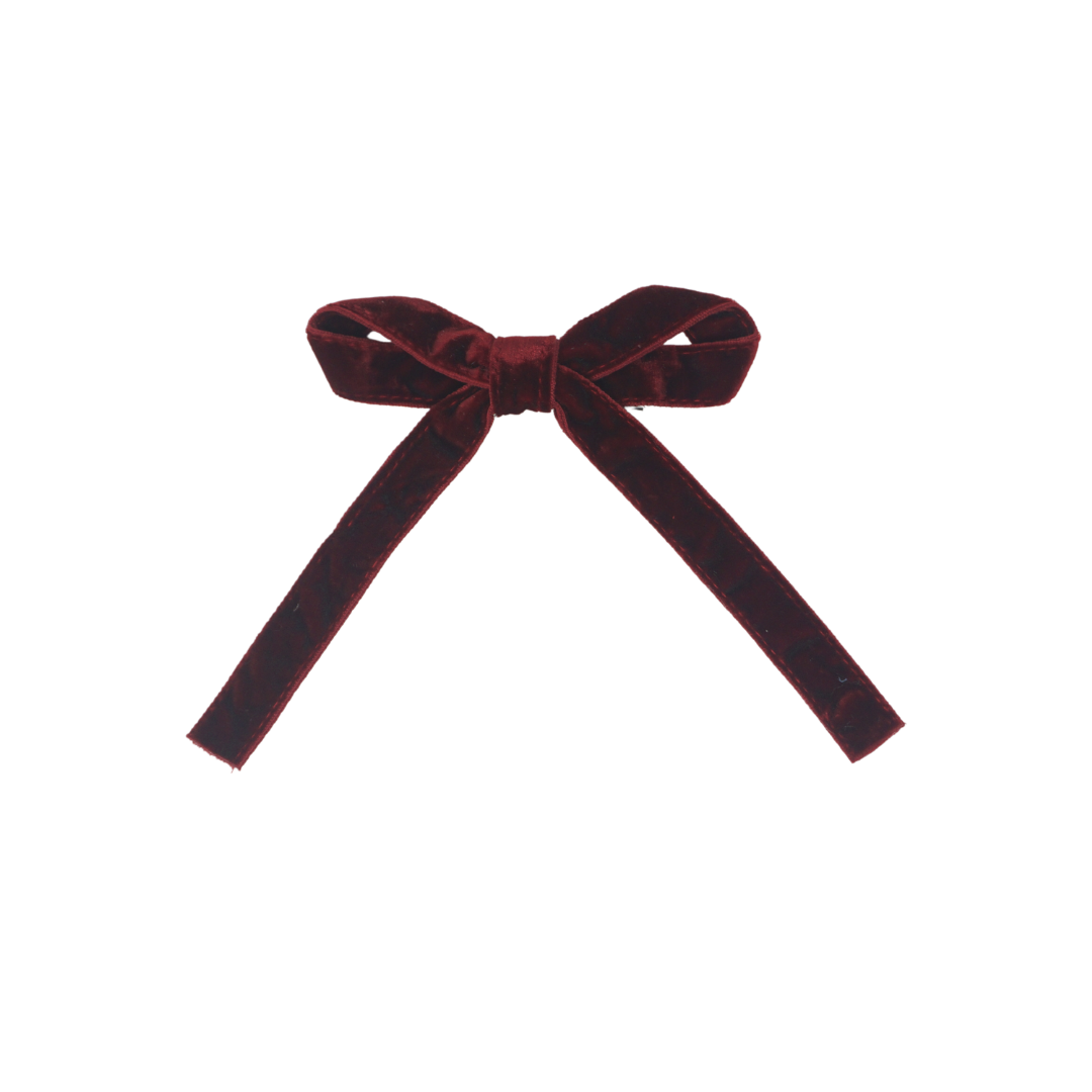 clip bow classic velvet