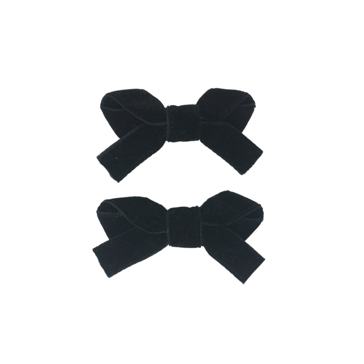 clip bow classic velvet set