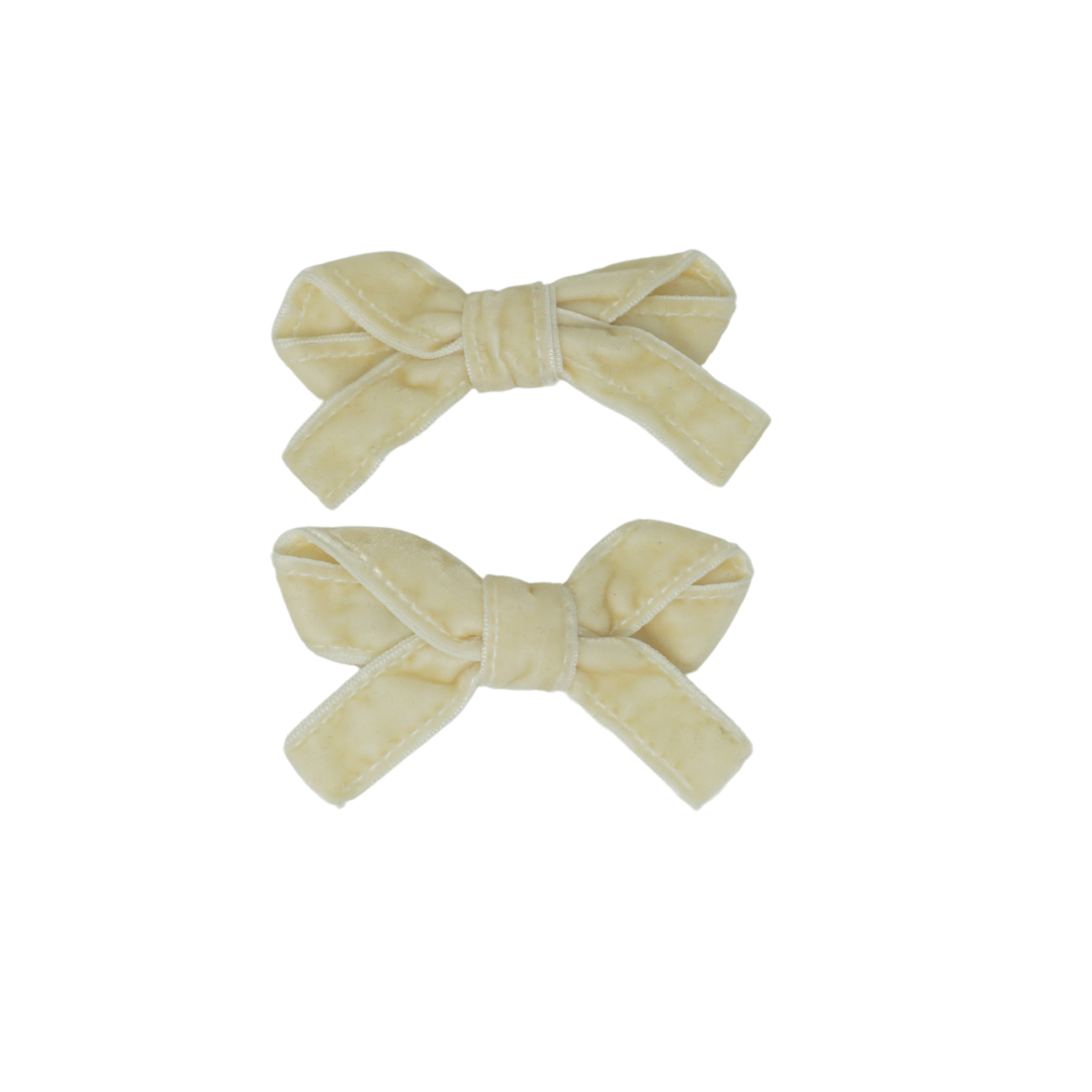 clip bow classic velvet set