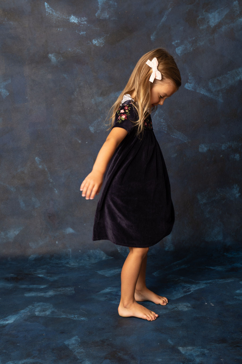 clip bow classic velvet set