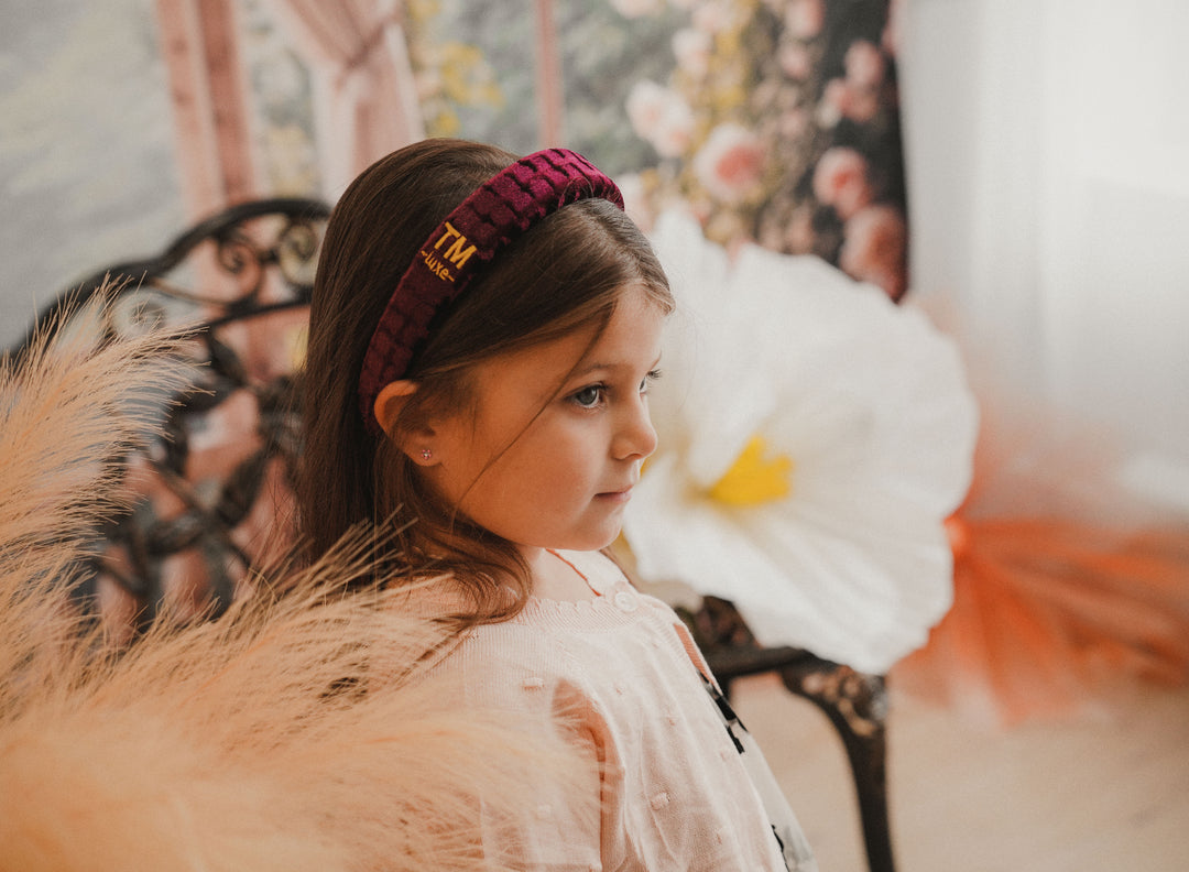 headband hard luxe velvet