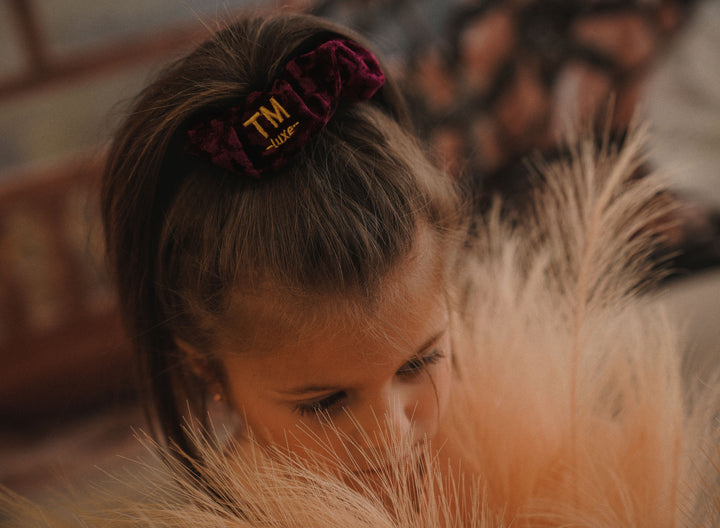 pony scrunchie luxe velvet