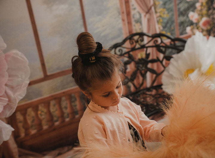 pony scrunchie luxe velvet