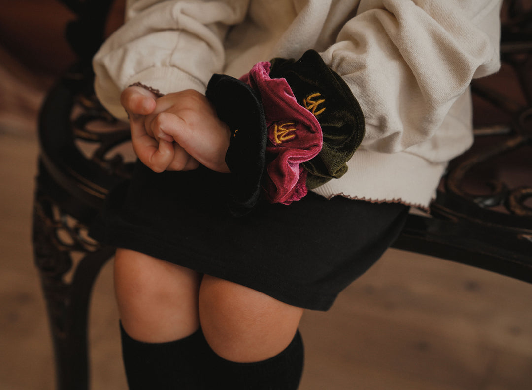 pony scrunchie velvet