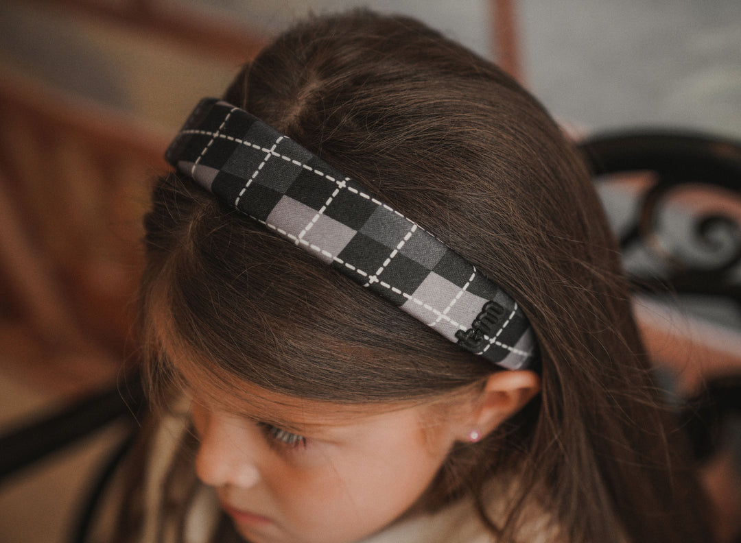 headband hard argyle