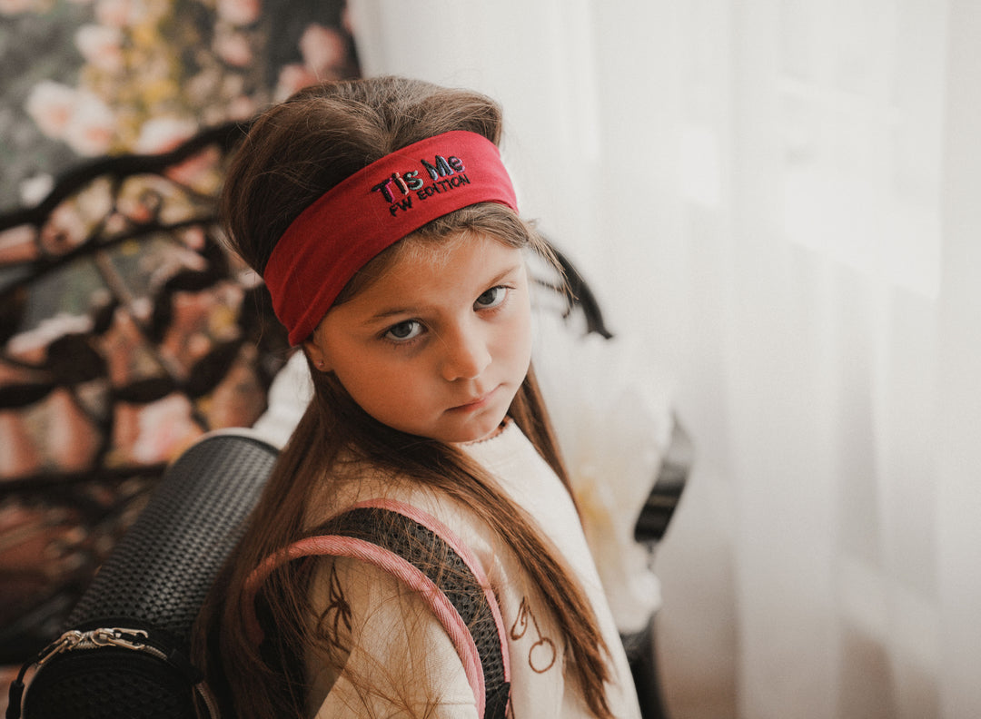 sweatband colored embroidery
