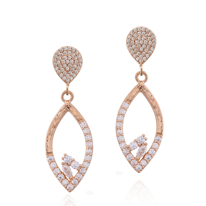 earring lb circle outline w dangle heart