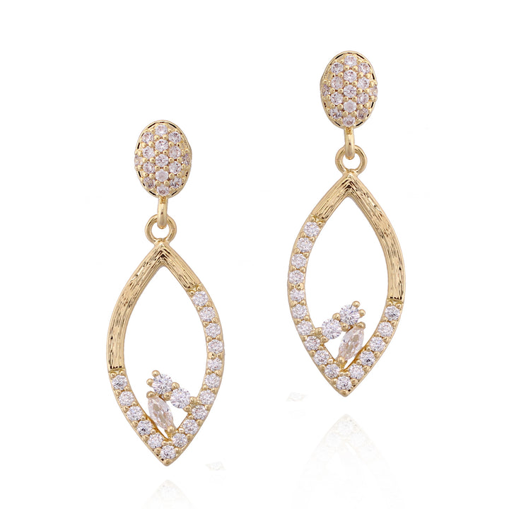 earring lb circle outline w dangle heart
