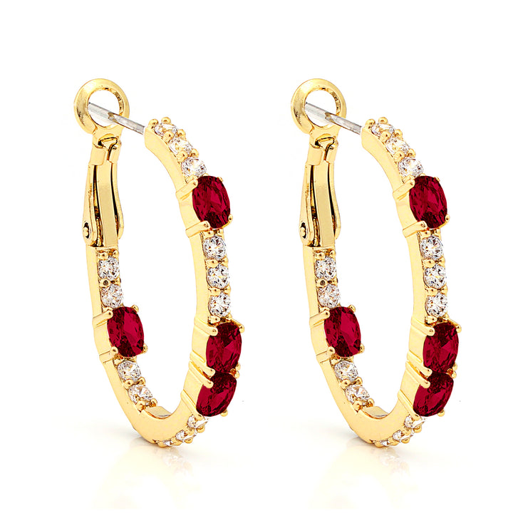 earring dotted huggie