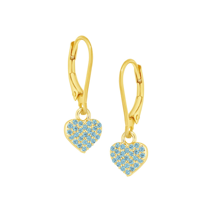 earring bt pave baby heart