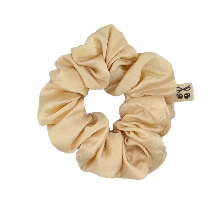 pony scrunchie crushed satin