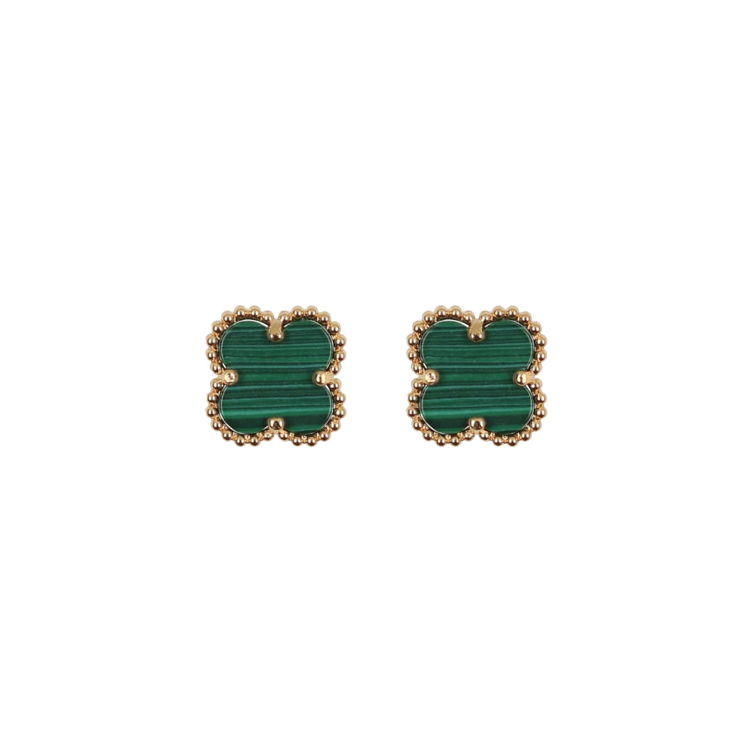 earring clover studs