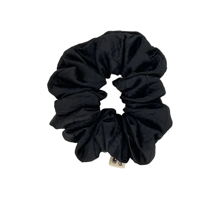 pony scrunchie crushed satin