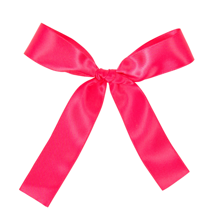 clip satin thin ribbon bow