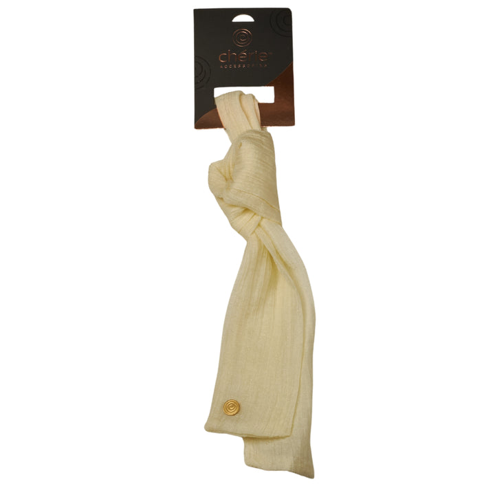hair tie shimmer chiffon