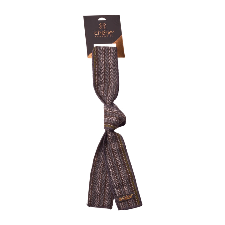 hair tie striped wool