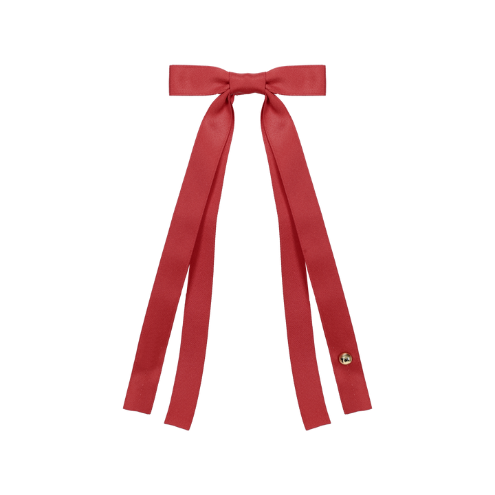 clip satin tail bow