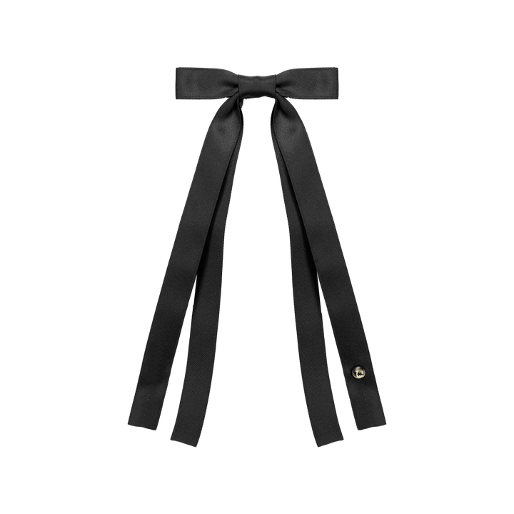 clip satin tail bow