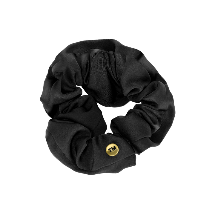 pony scrunchie satin oversized