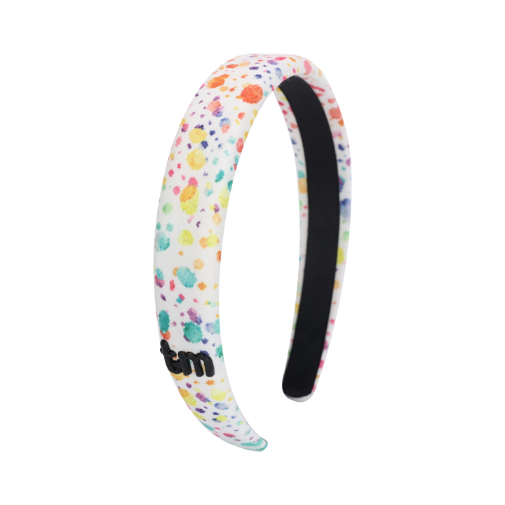 headband hard heart and splatter printed