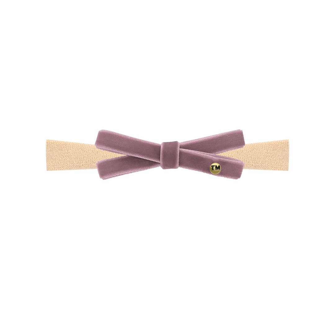 baby band velvet ribbon nylon with bow