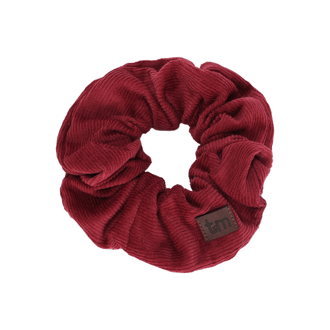 pony scrunchie corduroy