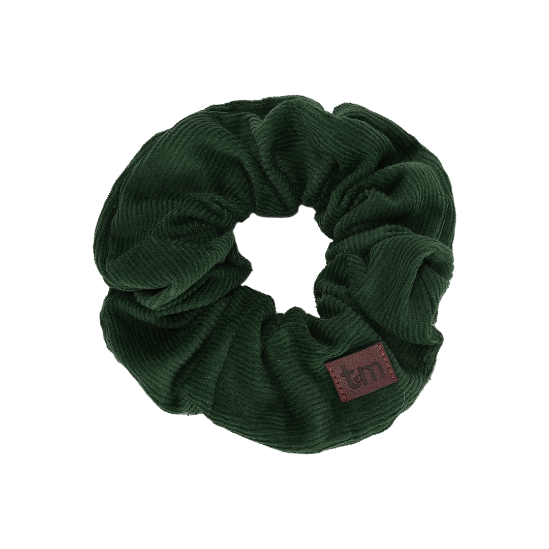 pony scrunchie corduroy