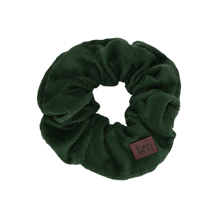 pony scrunchie corduroy
