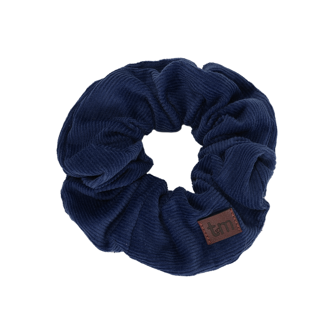 pony scrunchie corduroy