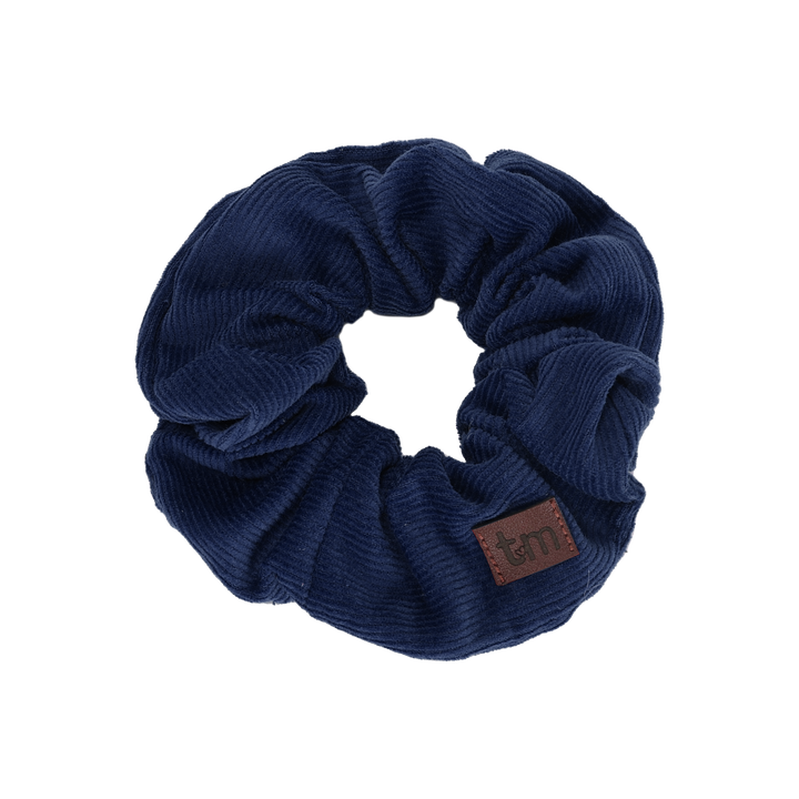 pony scrunchie corduroy