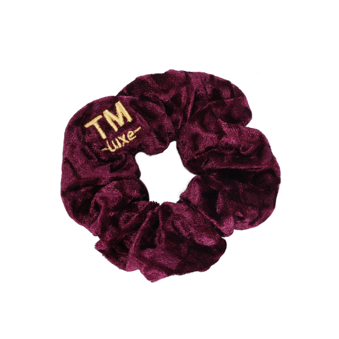pony scrunchie luxe velvet