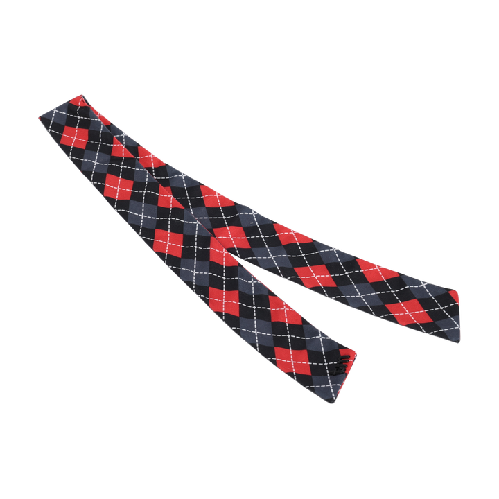 pony argyle ribbon sewn onto