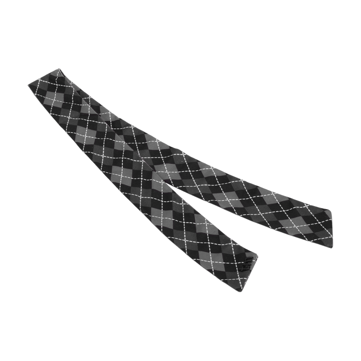 pony argyle ribbon sewn onto