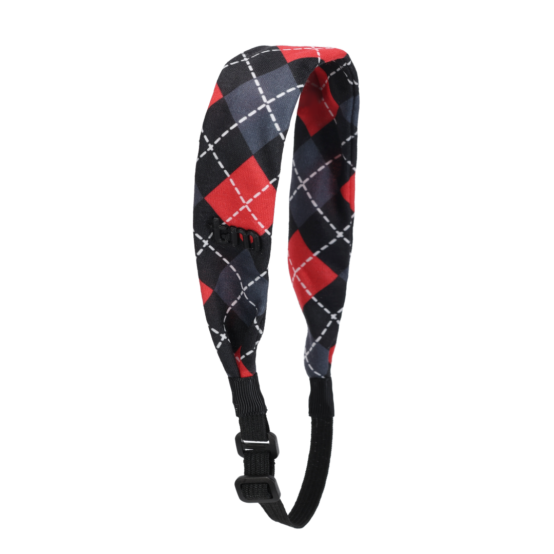 sweatband argyle adjustable