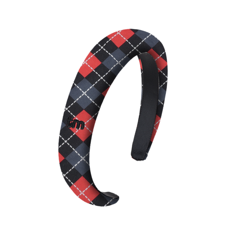 headband hard argyle