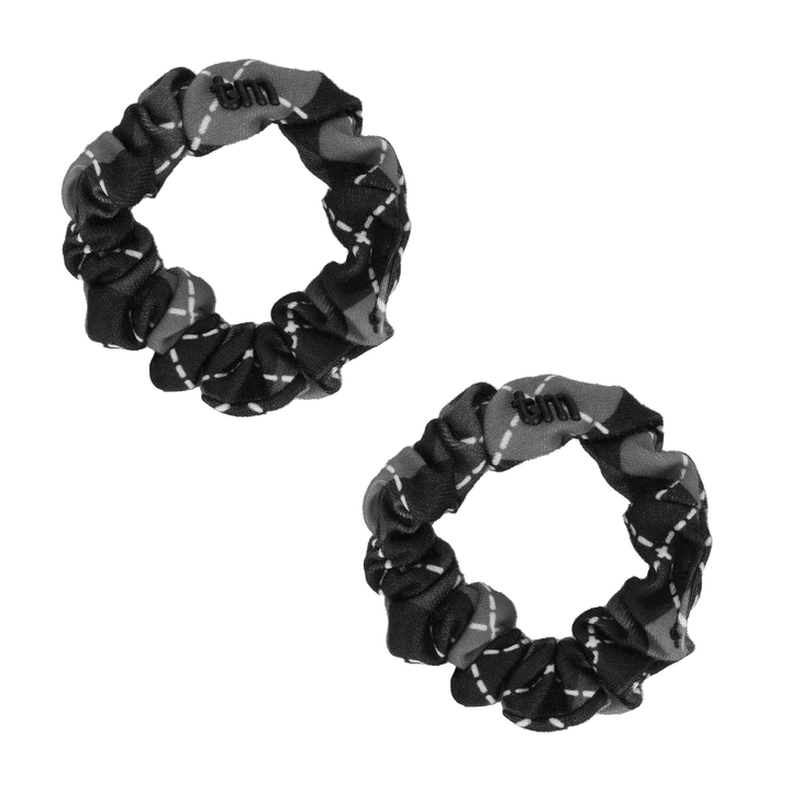 pony scrunchie argyle set of 2