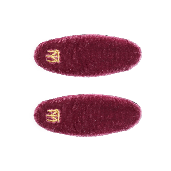 clip velvet barette